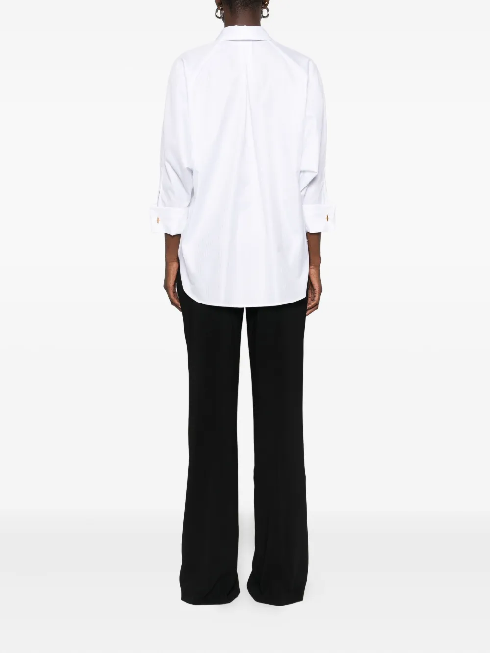 Elisabetta Franchi Jumpsuit met strikdetail Wit