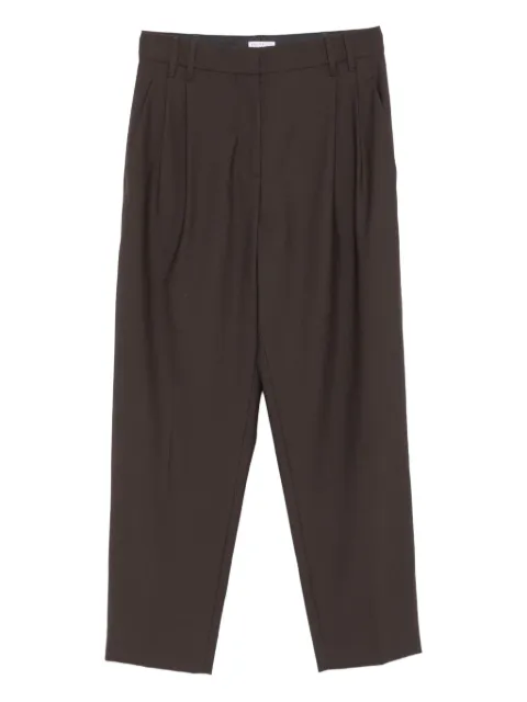 Brunello Cucinelli pantalon droit à design plissé