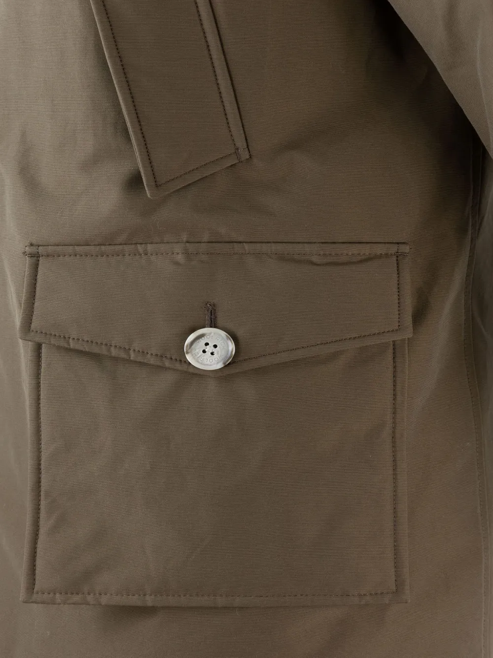 Woolrich Jas met omslag Groen