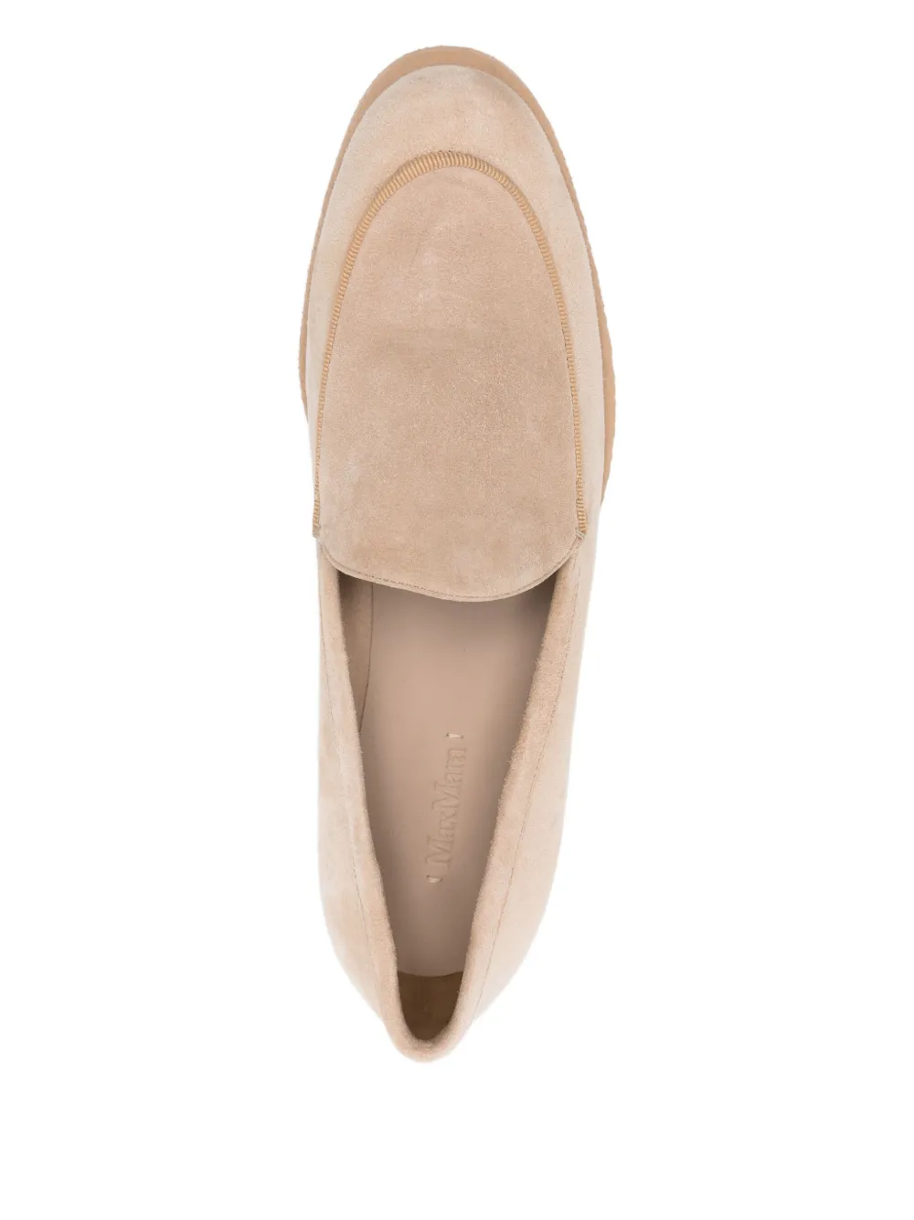 Max Mara suede loafers Brown