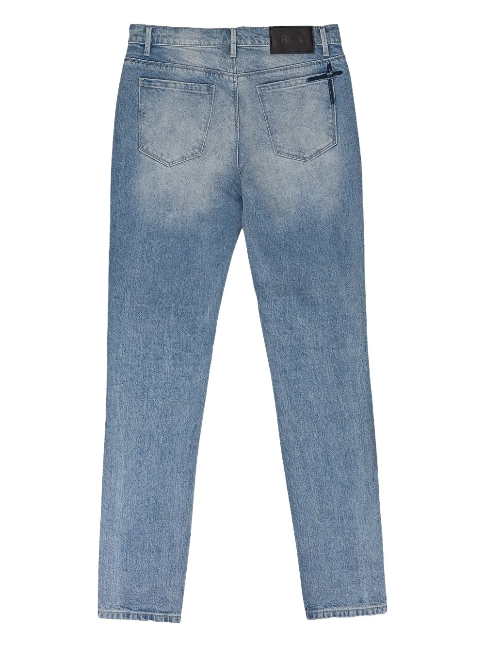 RTA Gerafelde jeans - Blauw