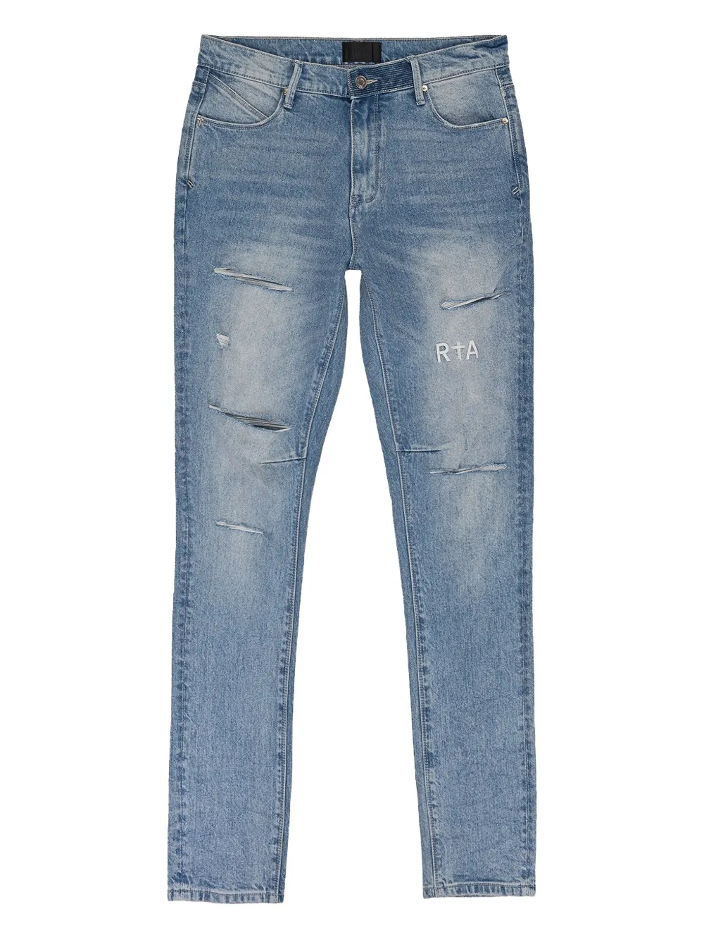 RTA Gerafelde jeans Blauw