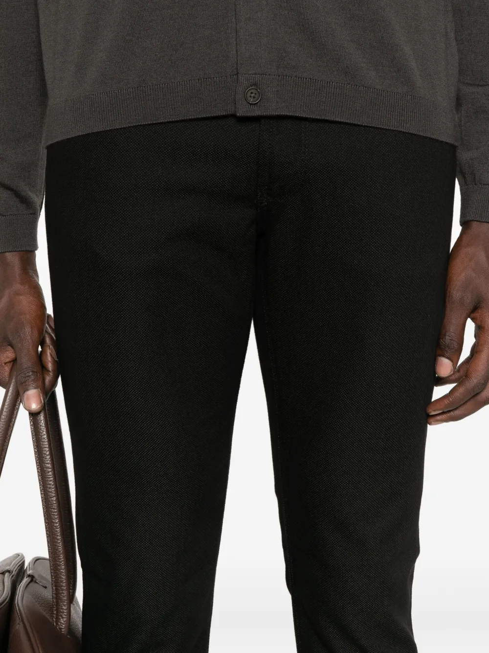 Emporio Armani Broek met vijf zakken Zwart