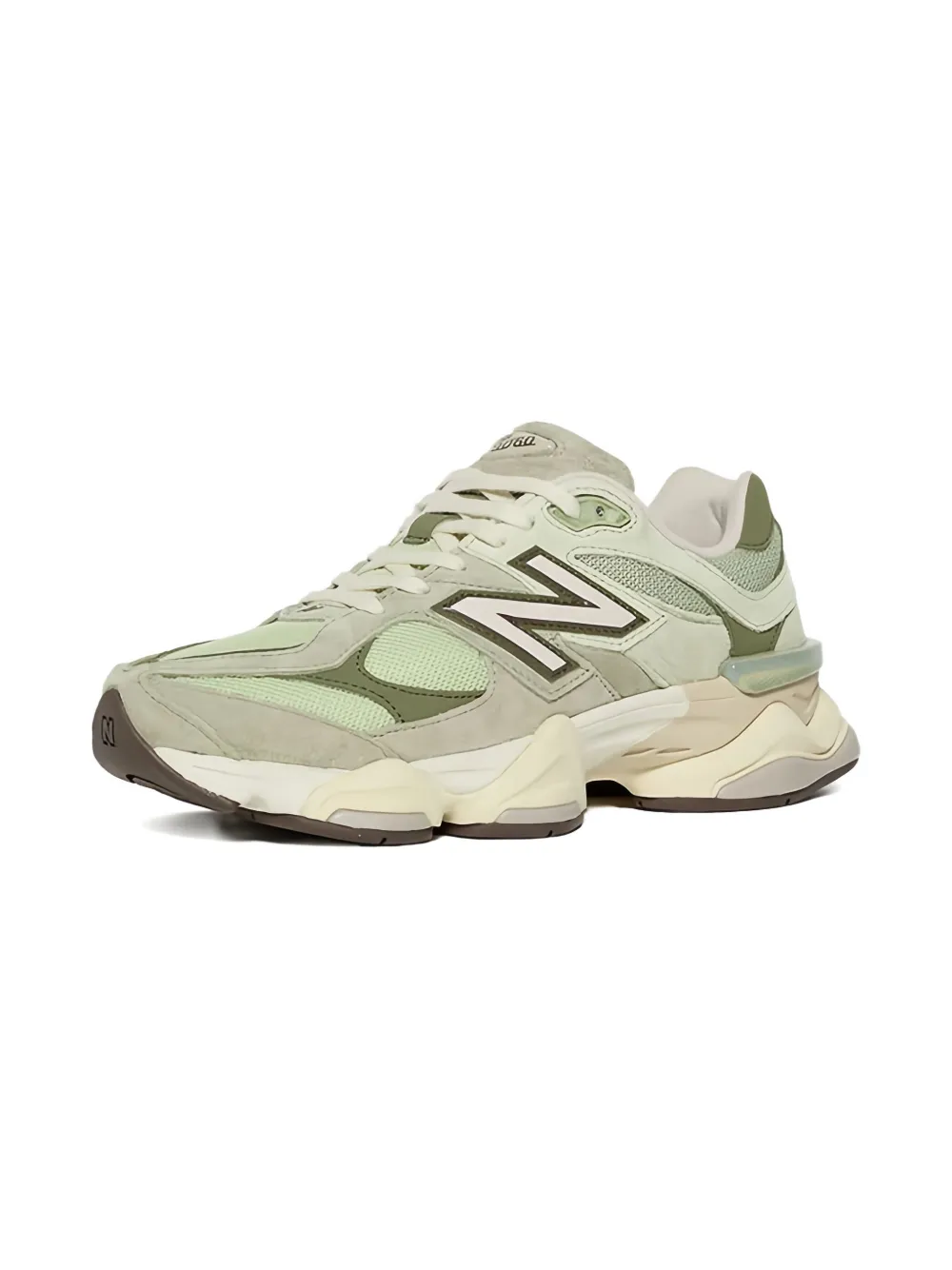 New Balance Kids 9060 "Olivine" sneakers Green