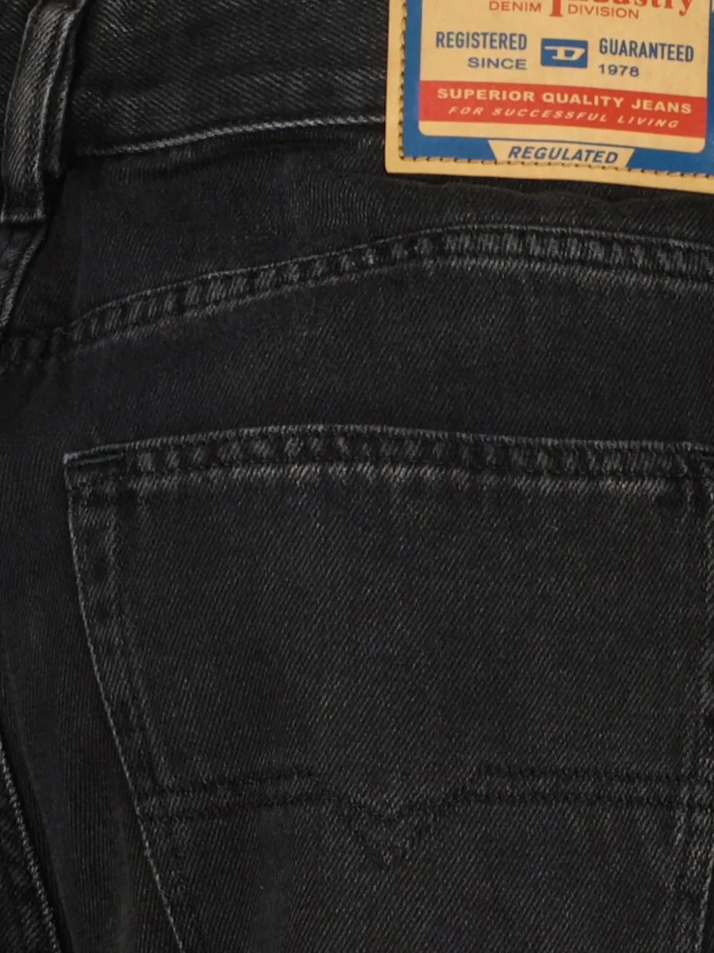 Diesel 1980 D-Eeper jeans Zwart