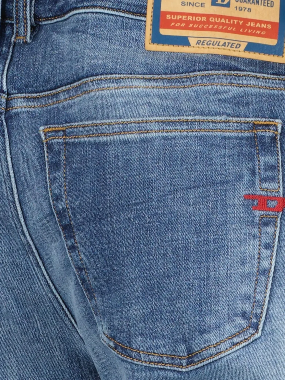 Diesel 1979 Sleenker jeans Blauw