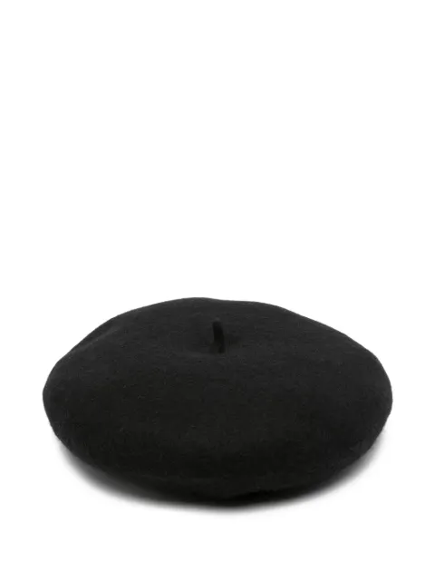 Elisabetta Franchi La Mia Bambina logo-embroidered wool beret