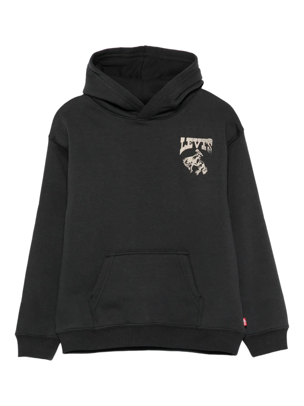 Levi's Kids Hoodie met print Zwart