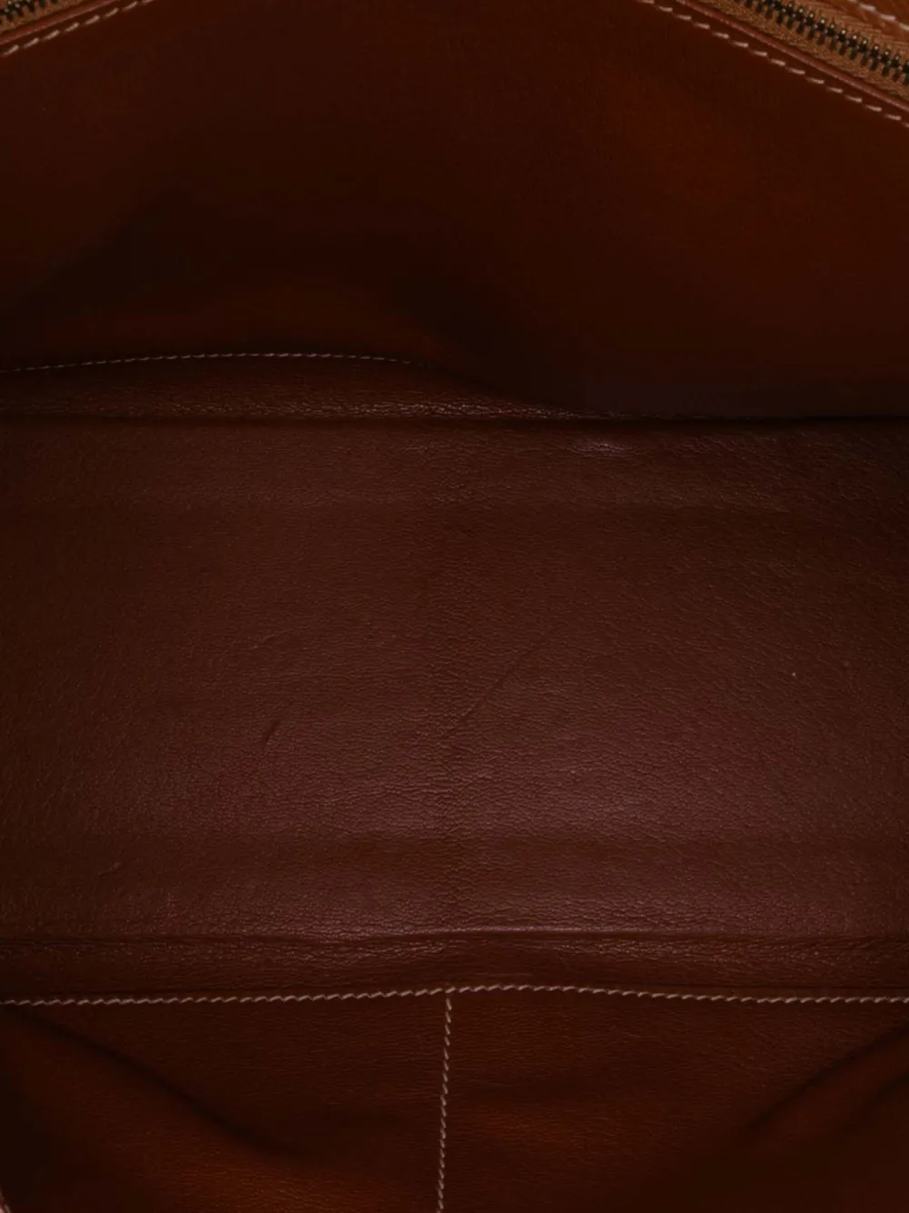 Pre-owned Hermes 1999 Togo Kelly Ii Retourne 32 Satchel In Brown