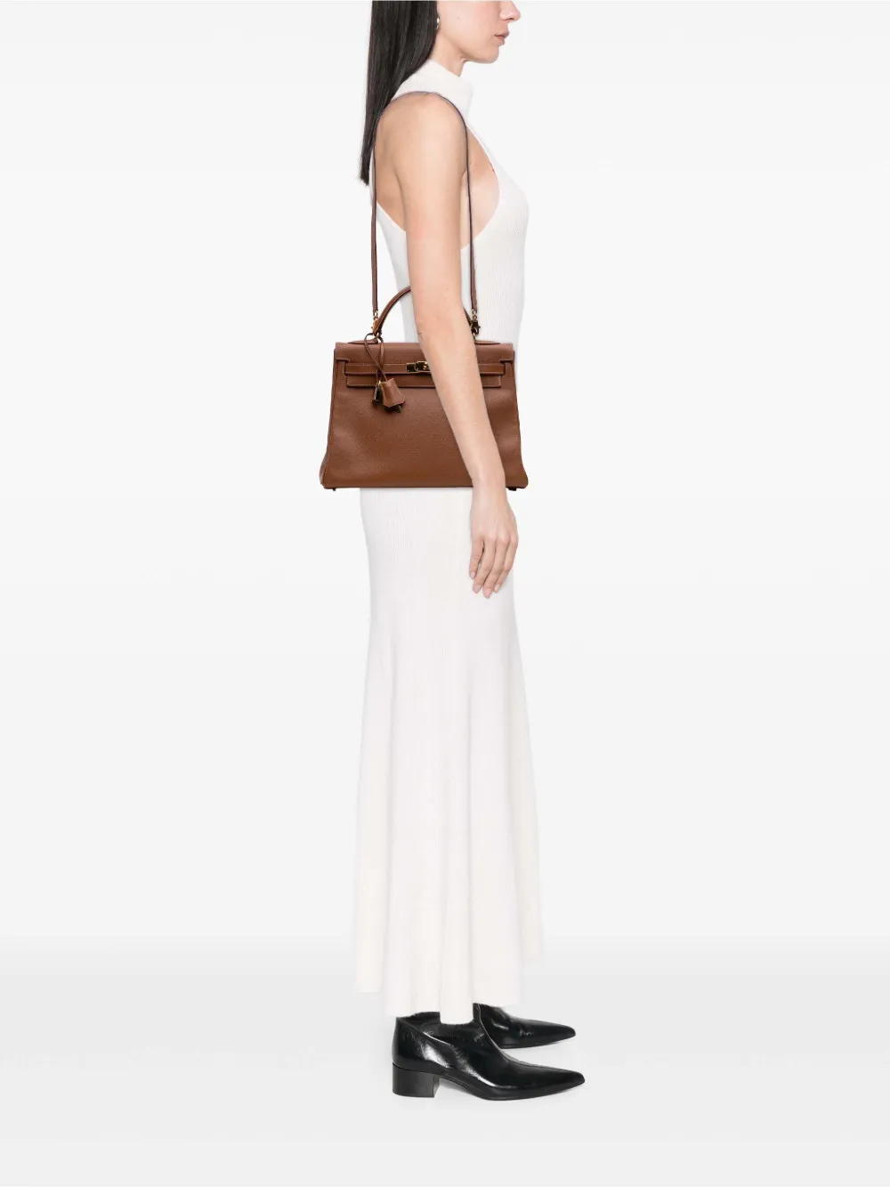 Hermès Pre-Owned 1999 Togo Kelly II Retourne 32 satchel | Pre-Owned | Image 2