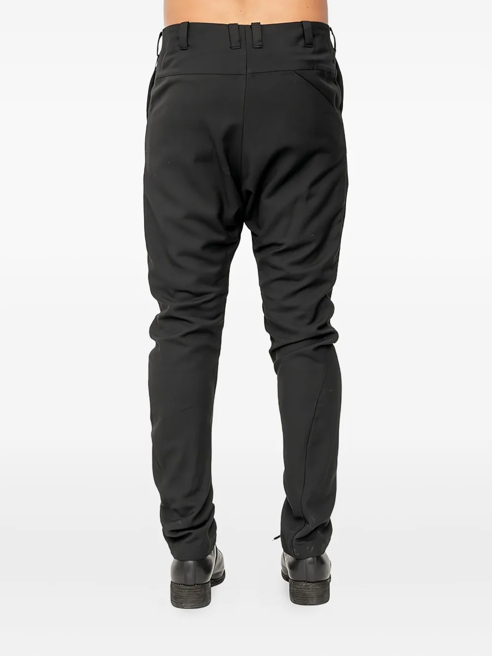 Devoa Regular broek van wolblend Zwart