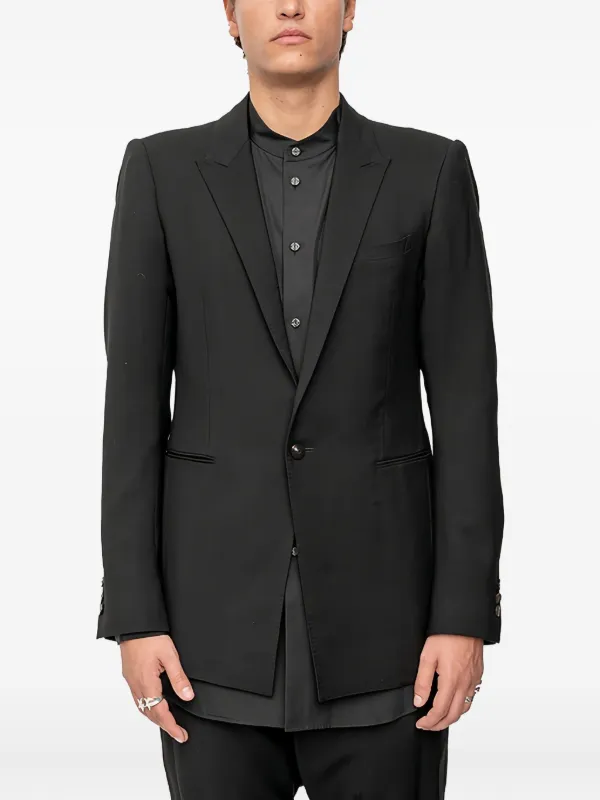 プライスタグ付 DEVOA ジャケット デヴォア デヴォア DEVOA Jacket linen / japanese paper （BLACK