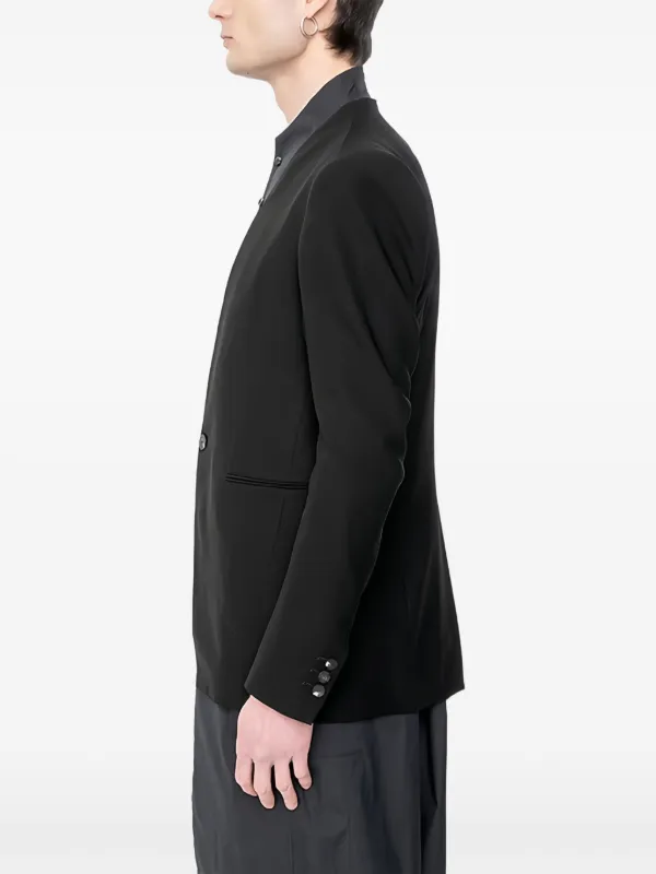 Devoa single-breasted wool-mohair Dinner Jacket | Black | FARFETCH ZA