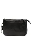 Yohji Yamamoto zip-fastening ring-detail shoulder bag - Black