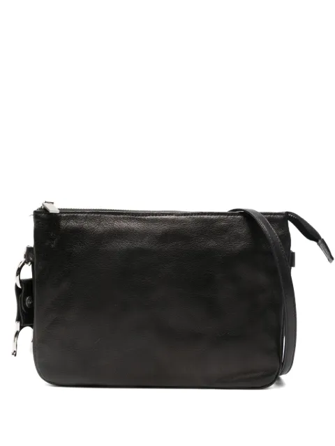 Yohji Yamamoto zip-fastening ring-detail shoulder bag