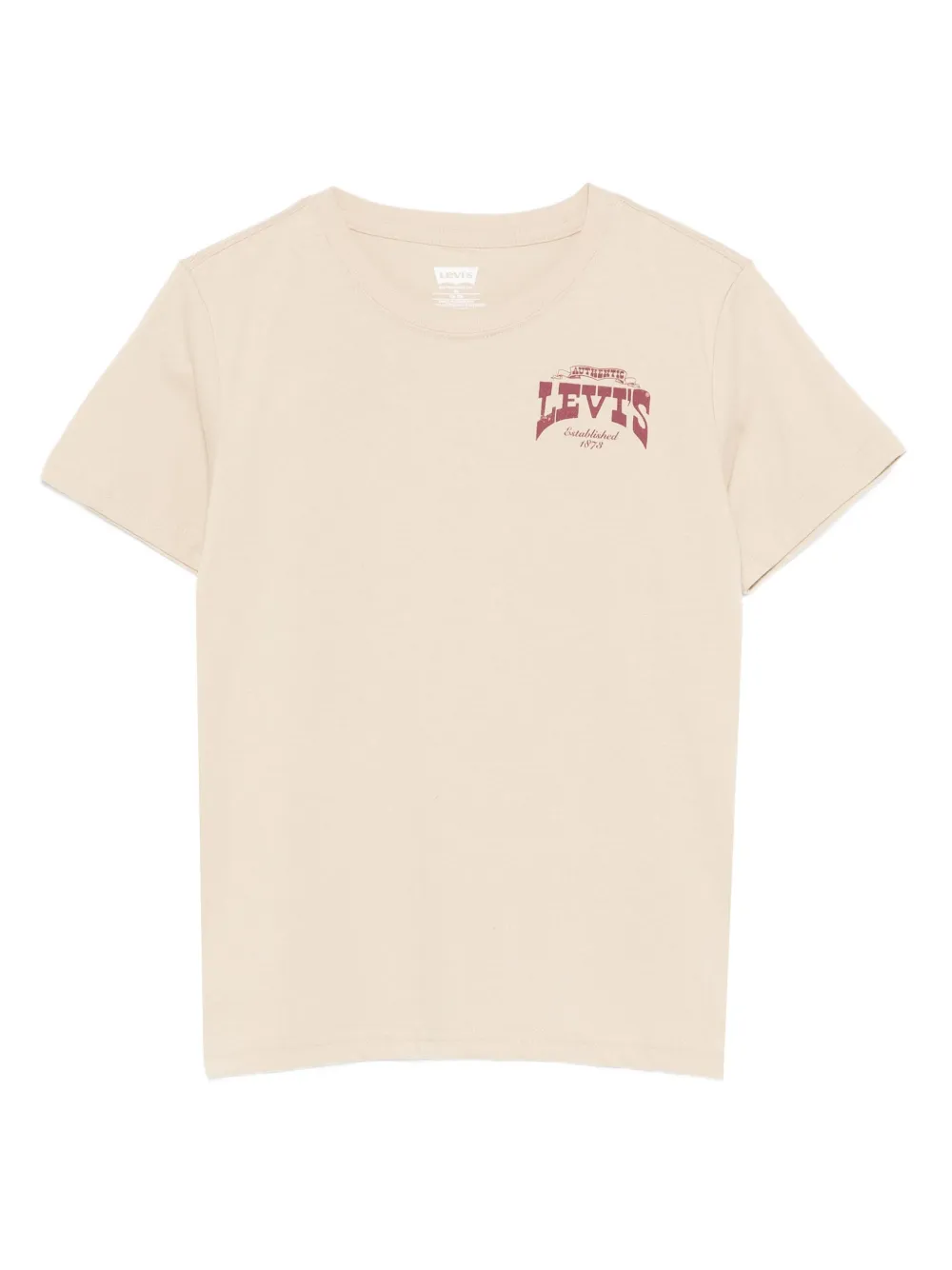 Levi's Kids T-shirt met grafische print Beige