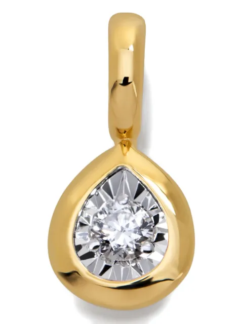 Monica Vinader Diamant-Anhänger mit Tropfenschliff