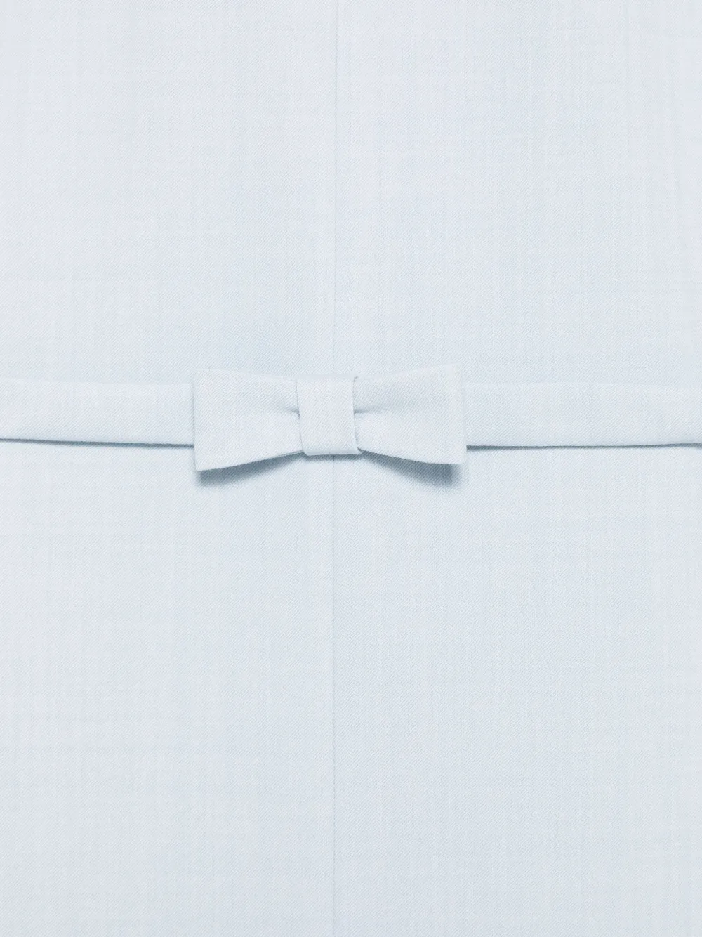 Elisabetta Franchi La Mia Bambina bow-detail single-breasted blazer Blauw