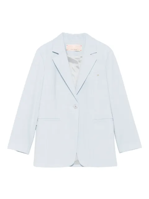 Elisabetta Franchi La Mia Bambina bow-detail single-breasted blazer