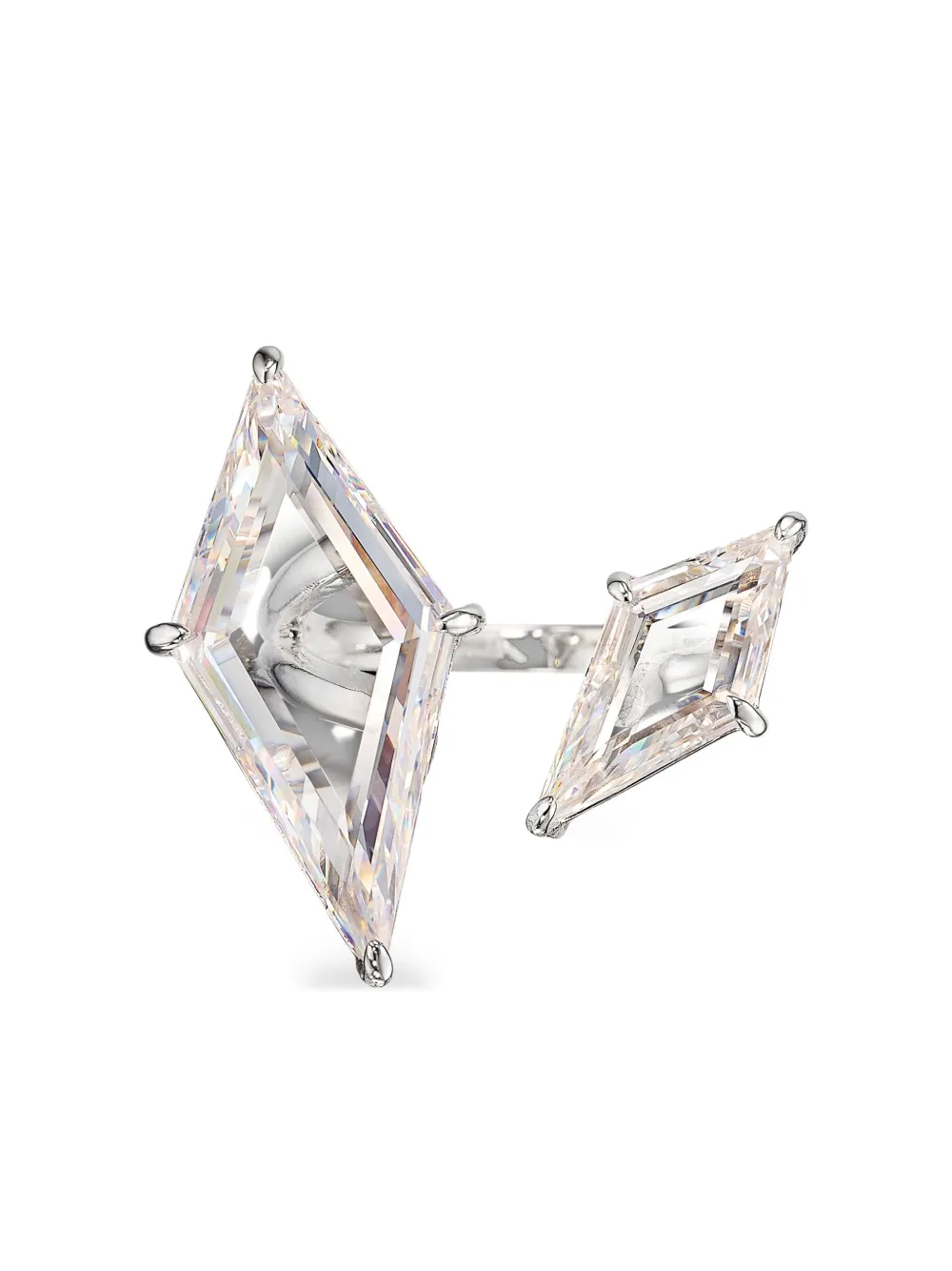 Anabela Chan Trinity's Shatter white sapphire ring | Silver | Image 1