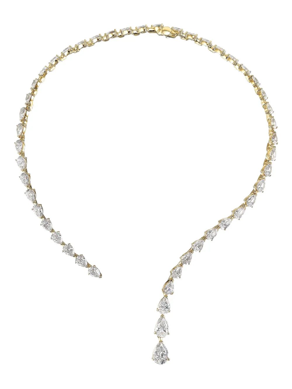 Anabela Chan 18k Gold Vermeil Nova Collar Diamond Necklace In Silver