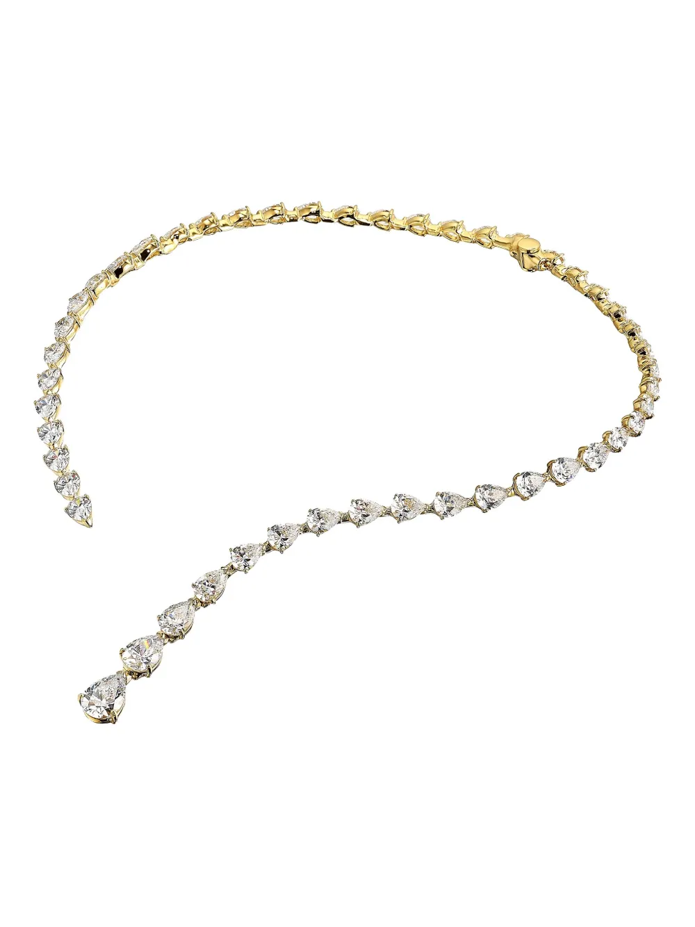 Anabela Chan 18k Gold Vermeil Nova Collar Diamond Necklace In Silver