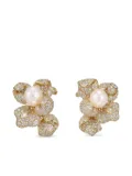 Anabela Chan 18K yellow gold vermeil Pearl Blossom earrings