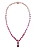 Anabela Chan 18K rose gold vermeil Fuchsia Nova necklace - Pink