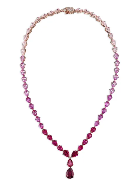 Anabela Chan collier Fuchsia Nova en or vermeil rose 18 ct