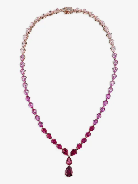 Anabela Chan 18K rose gold vermeil Fuchsia Nova necklace