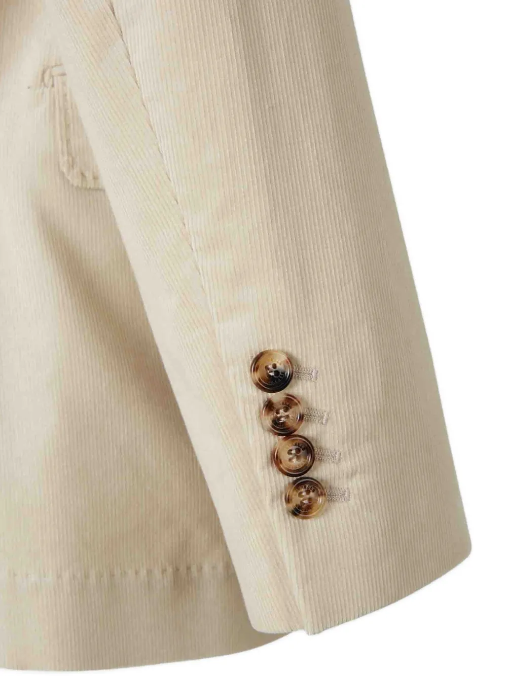 Brunello Cucinelli Straight Corduroy Blazer In Neutral