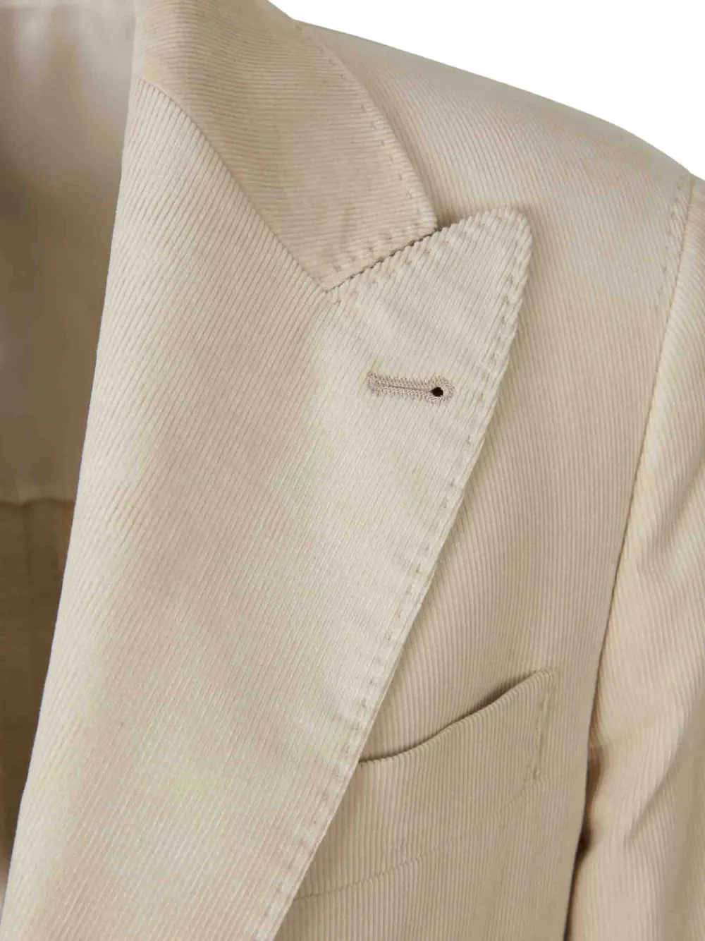 Brunello Cucinelli Straight Corduroy Blazer In Neutral