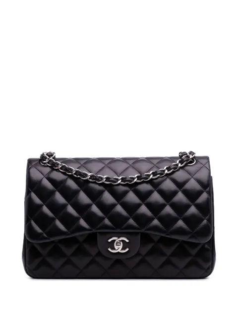 CHANEL Pre-Owned 2012 Jumbo Classic Lambskin Double Flap shoulder bag