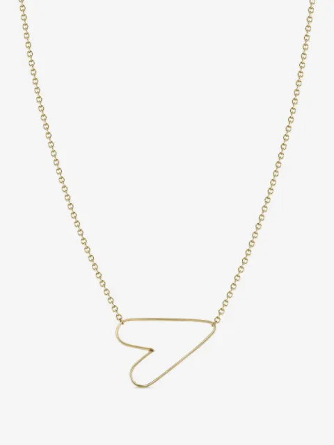 Zoë Chicco 14CT yellow gold Anchored Heart necklace