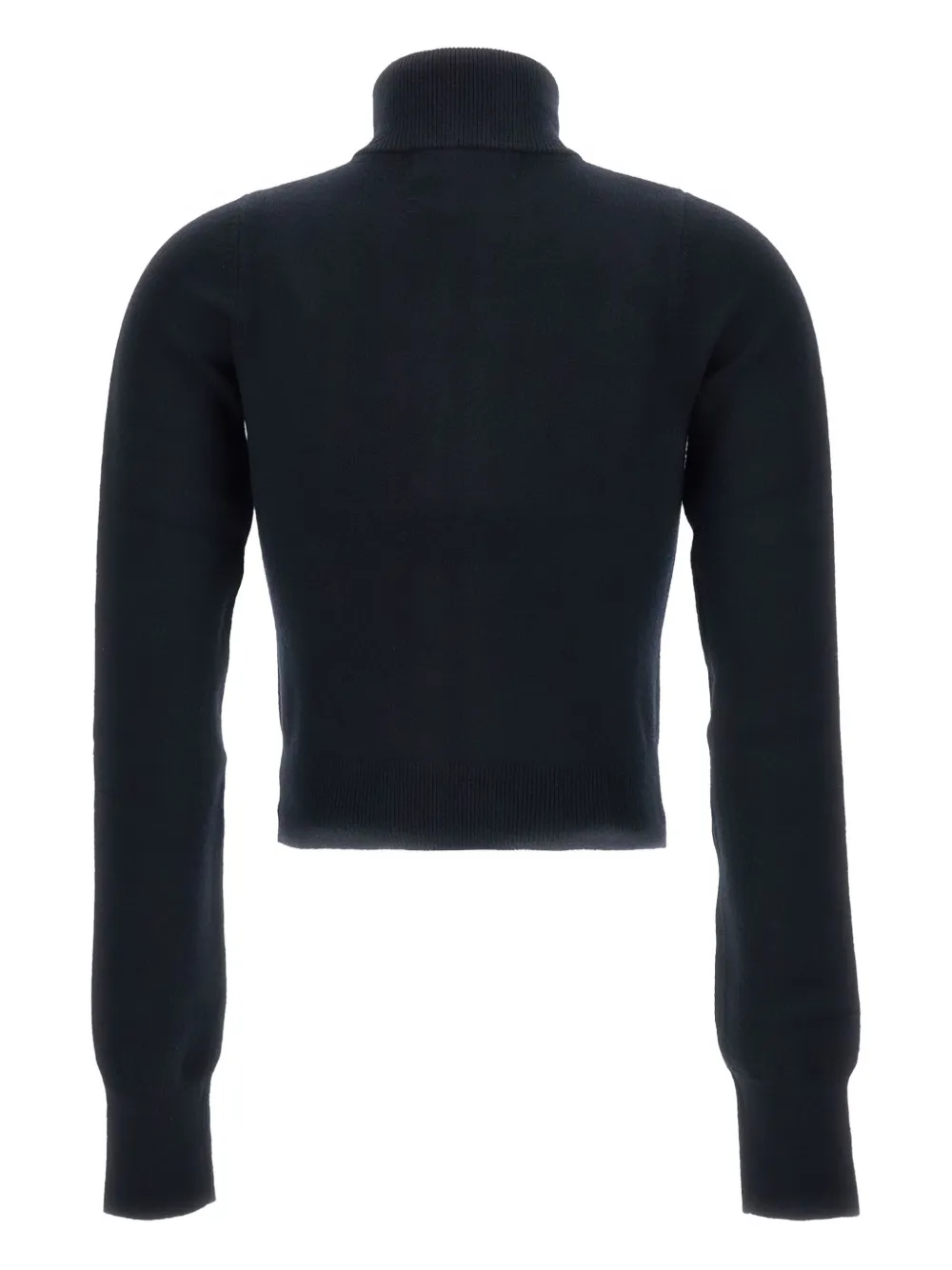 extreme cashmere vest met rits Zwart