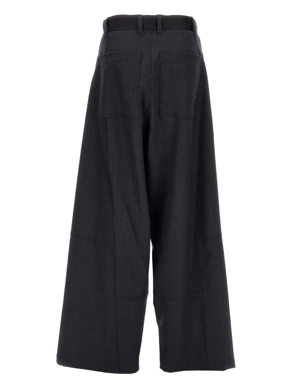 Plan C belted trousers - Grijs