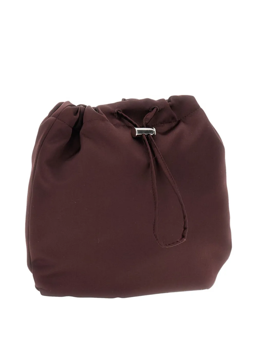 Plan C Clutch met trekkoord Bruin