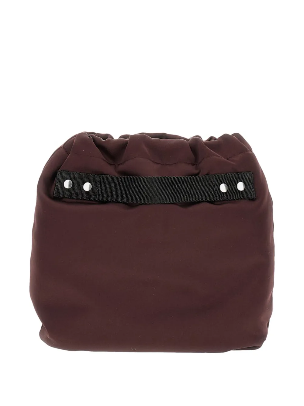Plan C drawstring-fastening clutch bag - Bruin