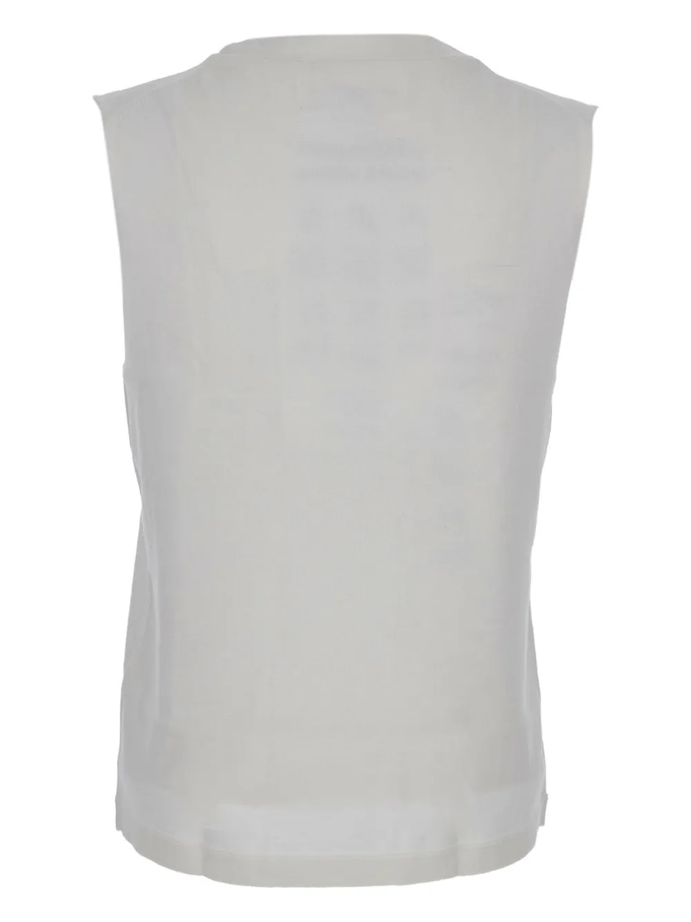 extreme cashmere Mouwloze top Wit