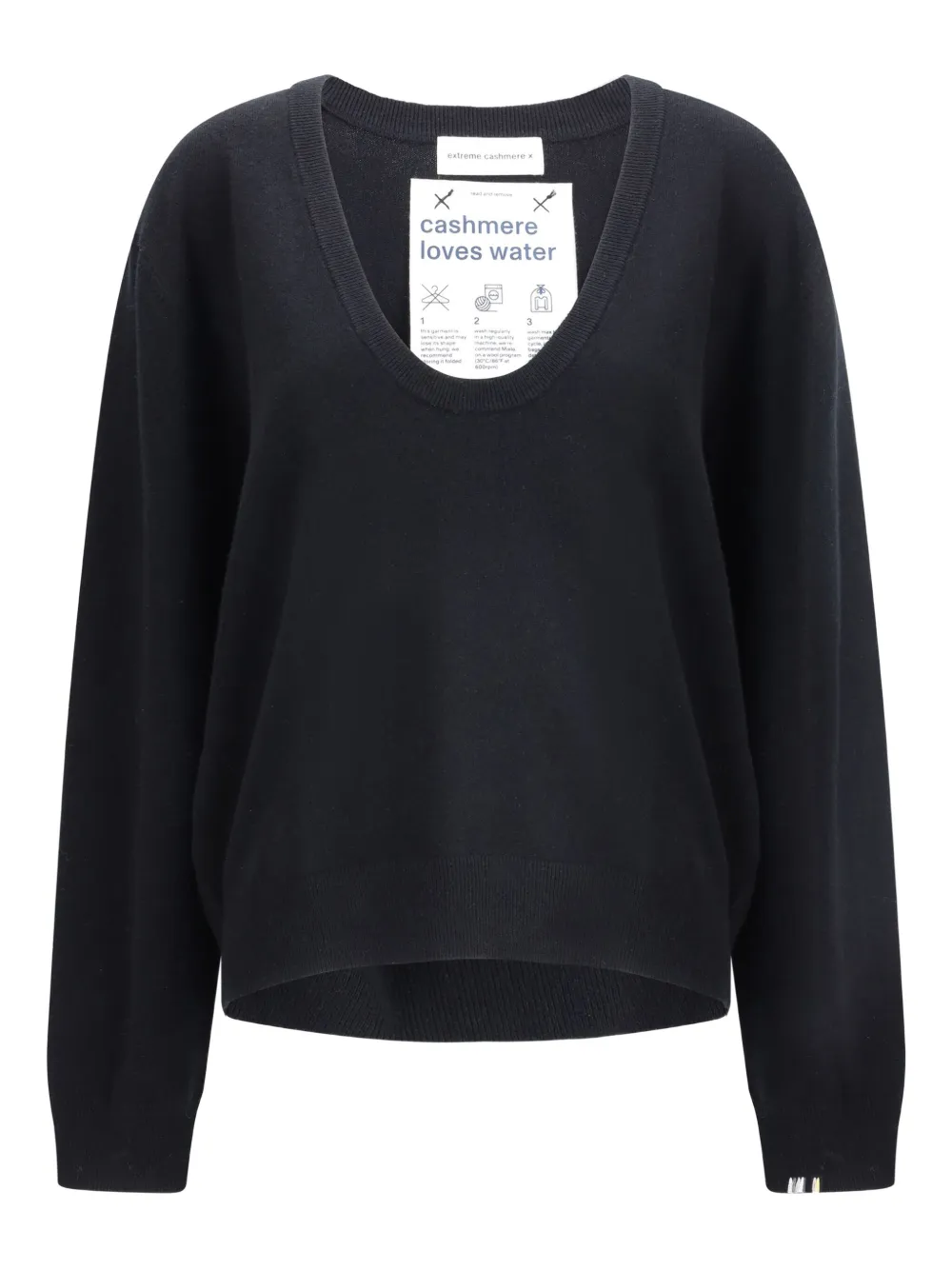 scoop-neck sweater