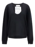 extreme cashmere scoop-neck sweater - Black