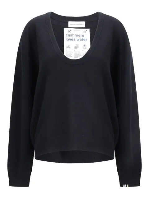 extreme cashmere scoop-neck sweater
