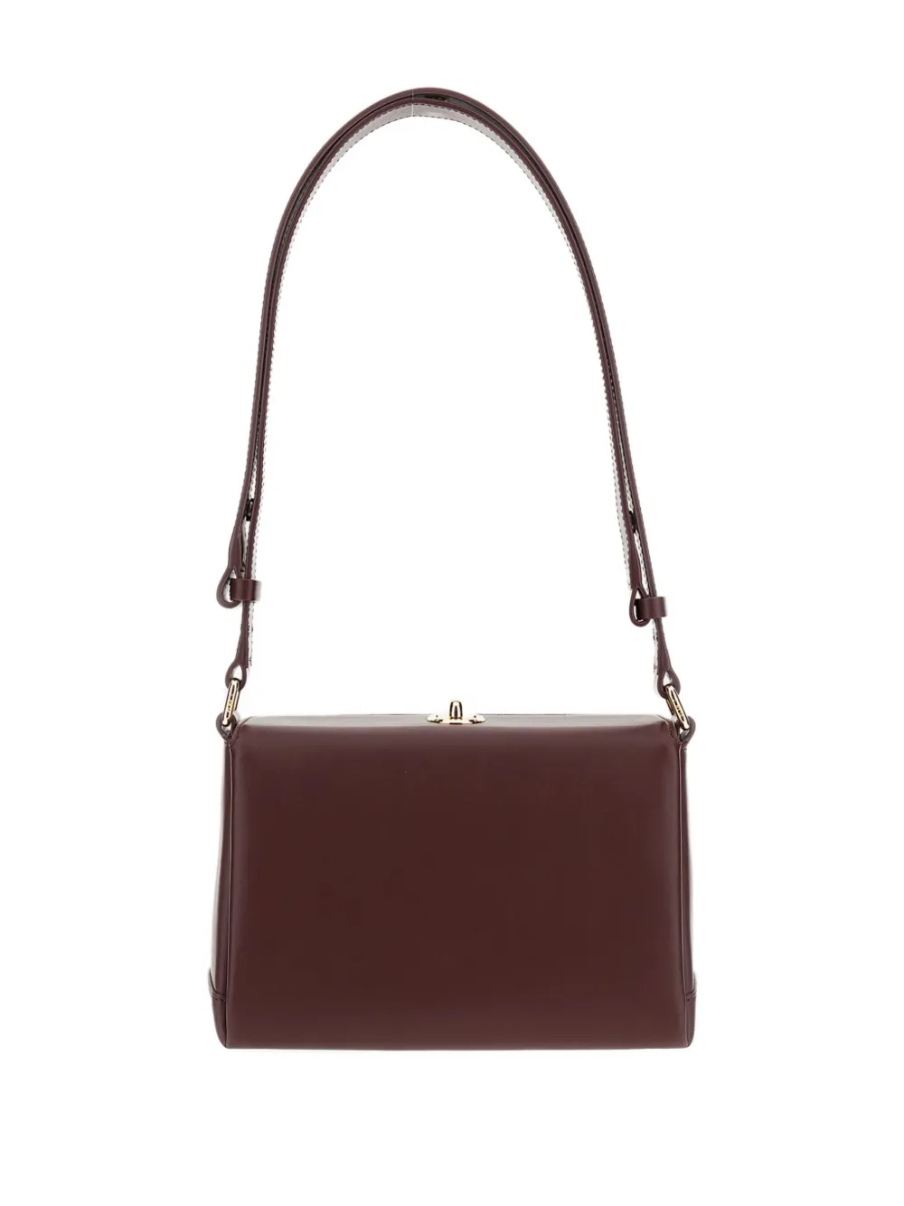 Plan C leather shoulder bag - Rood