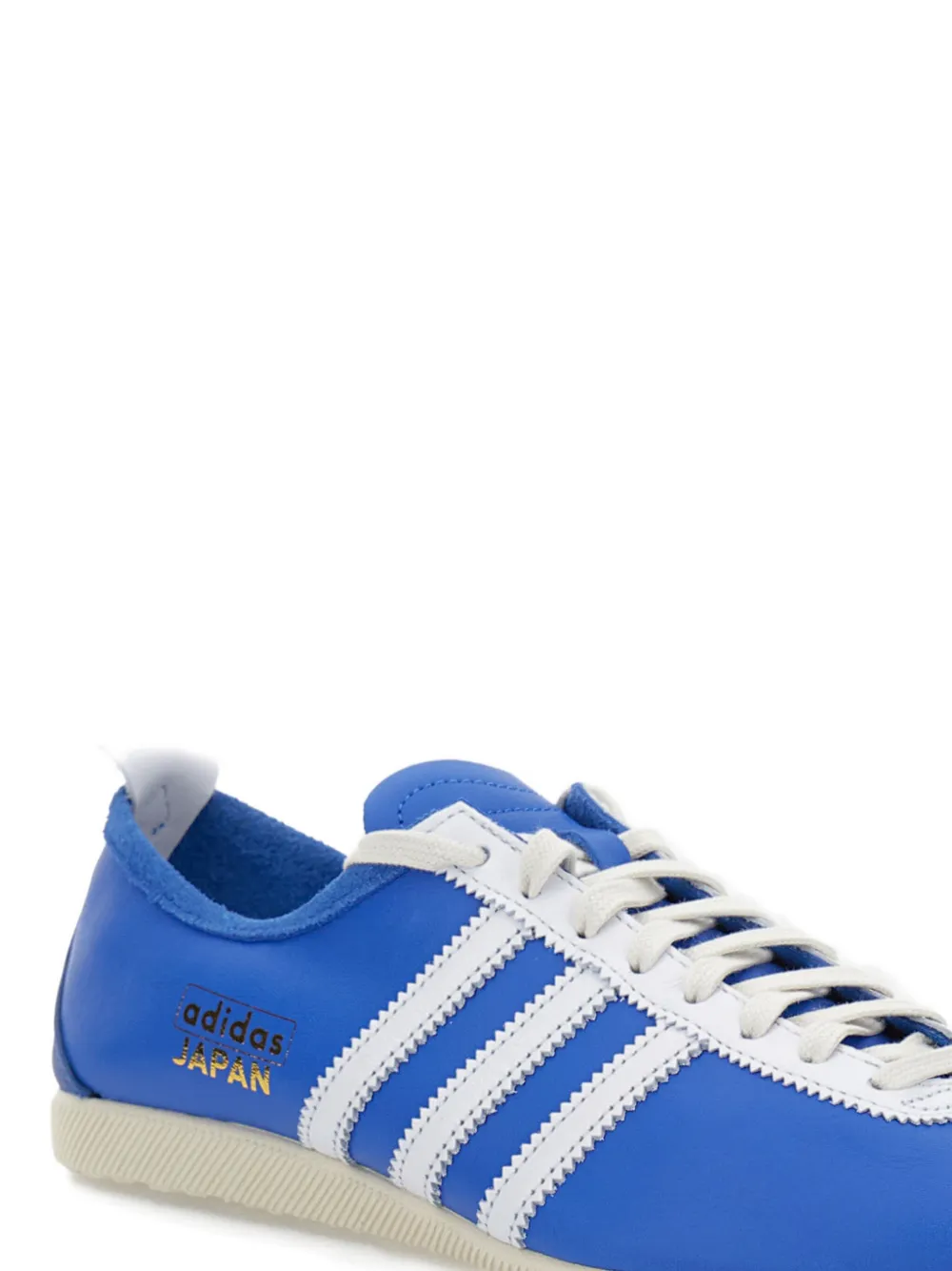 adidas Japan leather three-stripe sneakers Blue