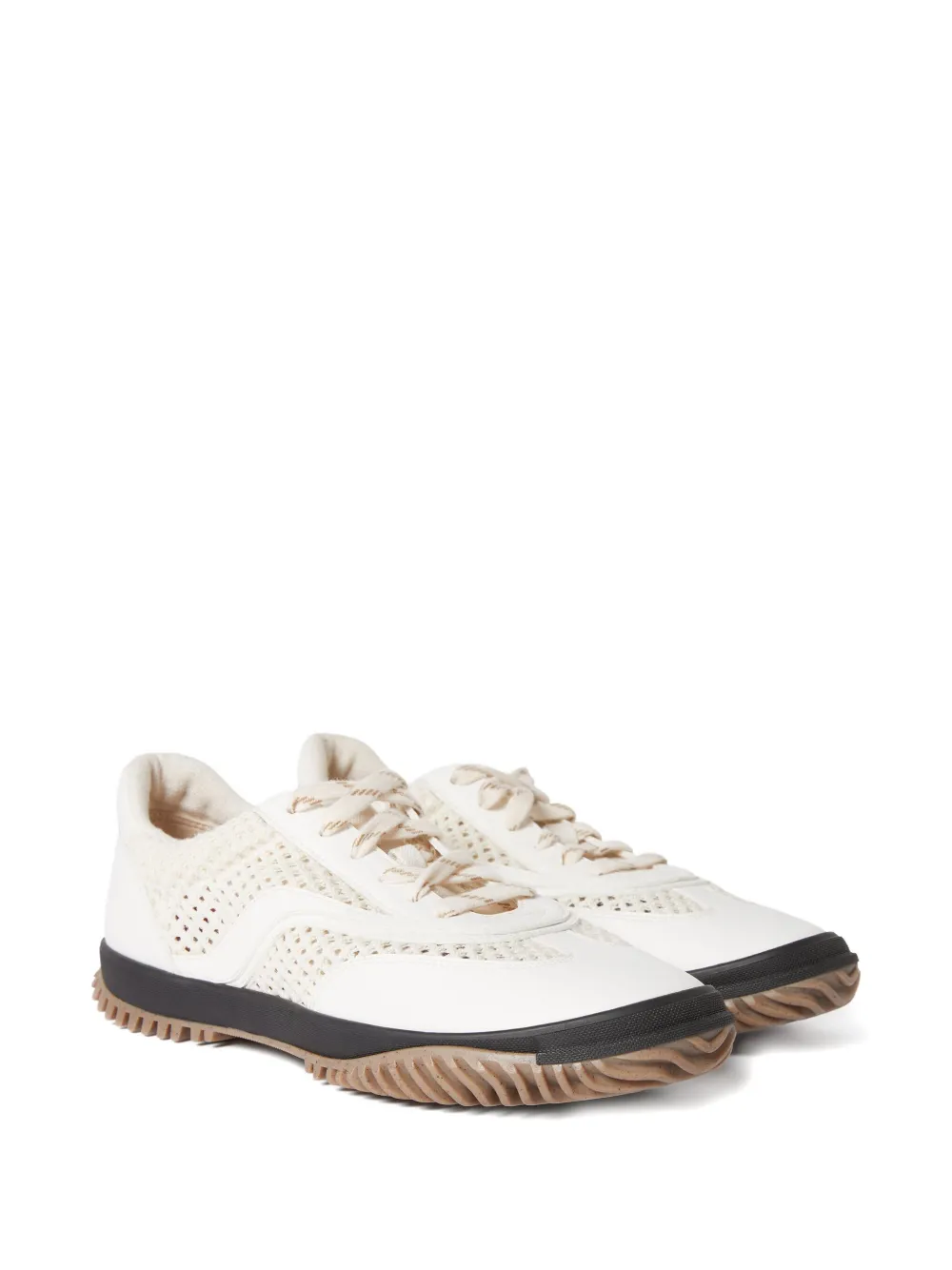 Stella McCartney S-Wave Sport lace-up mesh sneakers White