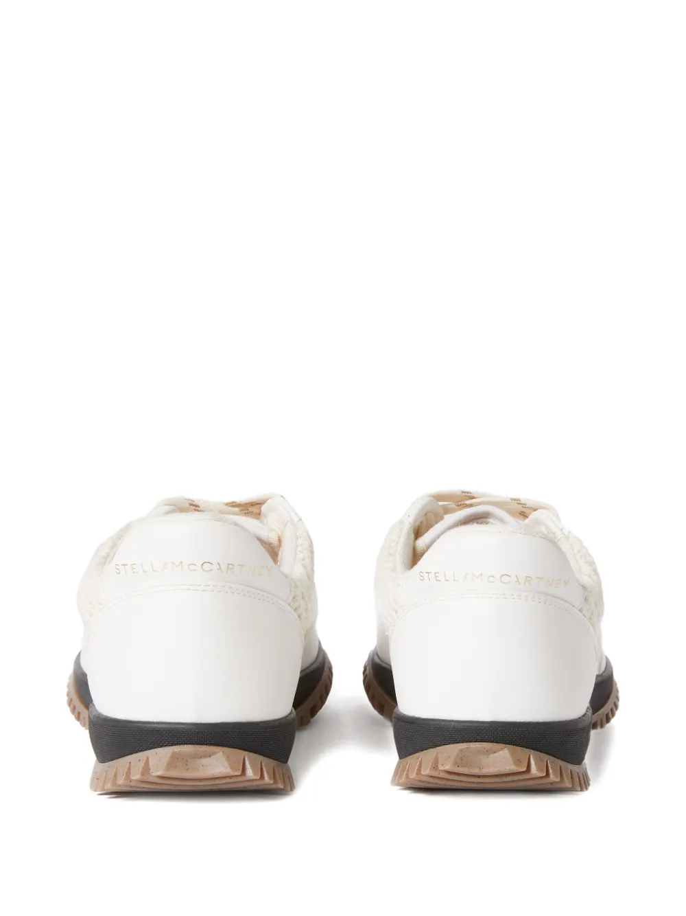 Stella McCartney S-Wave Sport lace-up mesh sneakers White