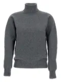 Drumohr ribbed turtleneck sweater - Grey