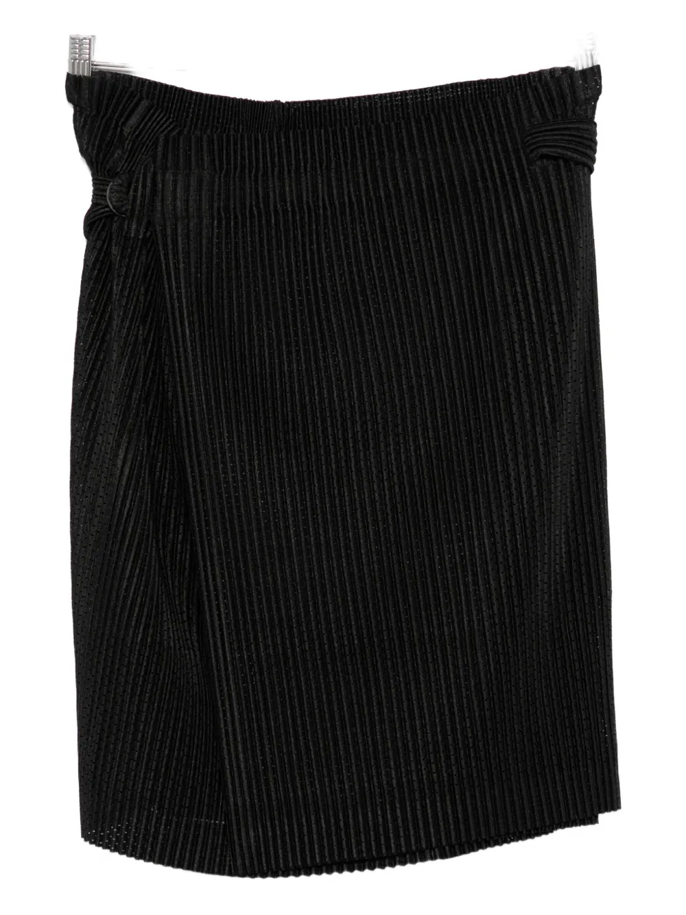 Homme Plissé Issey Miyake Gonna plissettata - Nero