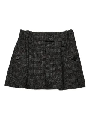 Prada ツイードスカート | ブラック | FARFETCH JP