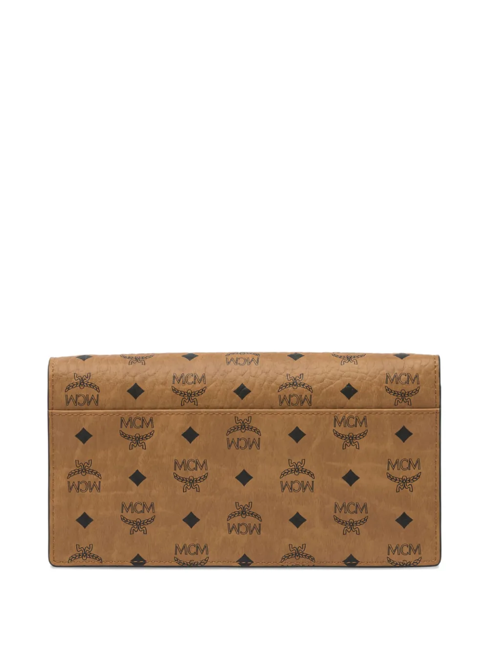 MCM monogram-pattern clutch bag - Bruin